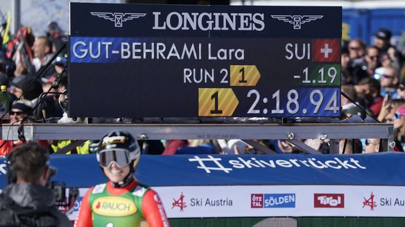 'It's amazing to win here': Gut-Behrami ties Sölden record with third GS victory
