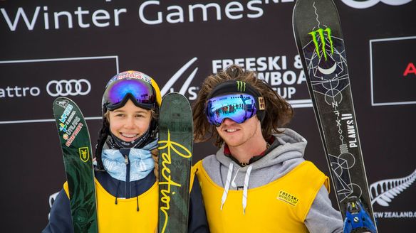 Sildaru and Woods win the slopestyle finals in Cardrona