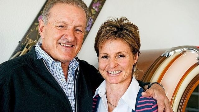 Jaques Reymond and Erika Hess