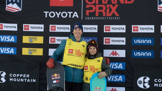Scotty James (AUS) and Queralt Castellet (ESP) © US Ski & Snowboard Team