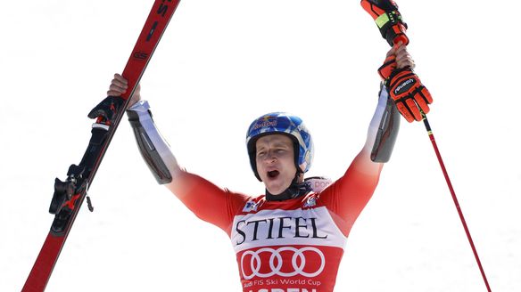 Unbeatable Odermatt secures GS Crystal Globe with eighth win in a row