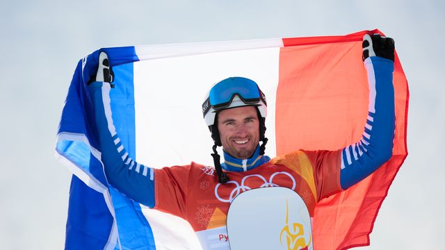 Vaultier following his second Olympic gold medal win in PyeongChang © Agence Zoom