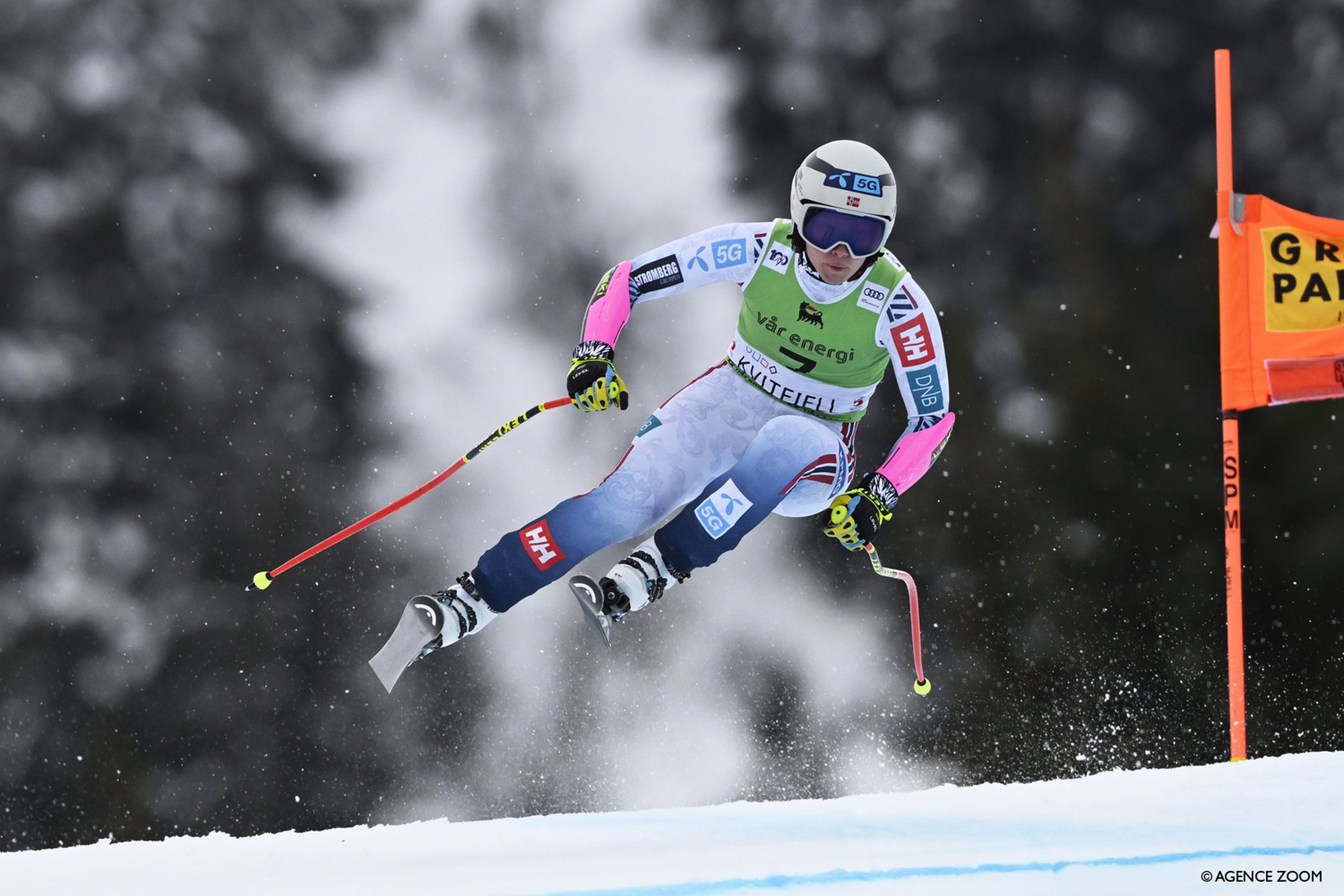 Ragnhild Mowinckel (NOR) in her final World Cup race on home snow (Agence Zoom)