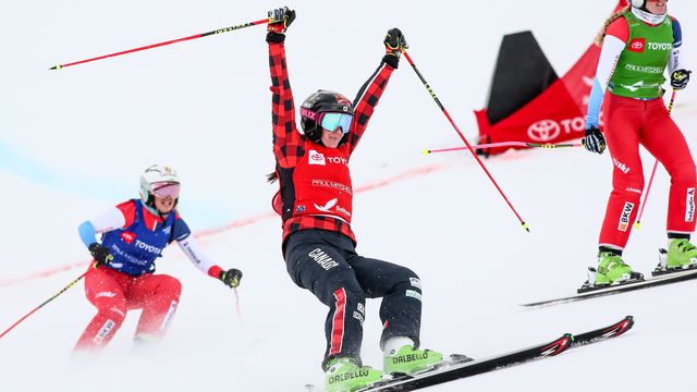 Ladies' ski cross world champion Marielle Thompson (CAN) © Laurent Salino/Agence Zoom