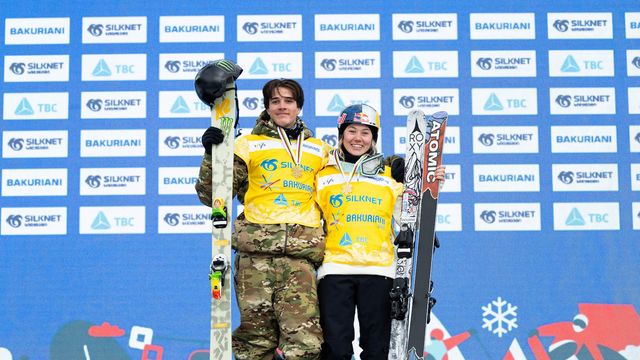 Troy Podmilsak (USA) and Tess Ledeux (FRA) © Miha Matavz/@fisfreestyle