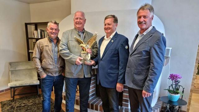 Michael Maurer, Dr. Peter Kruijer, Johann Pichler, Alfons Schranz; © Vierschanzentournee