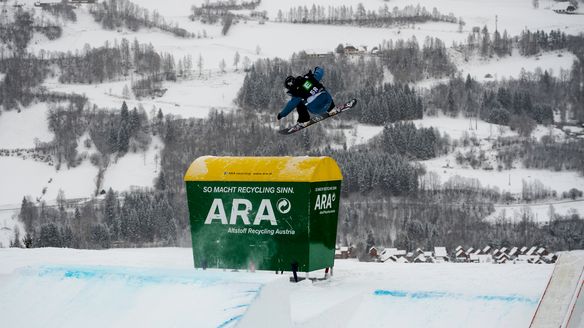 Cox and Iwabuchi victorious in season's sole slopestyle ANC