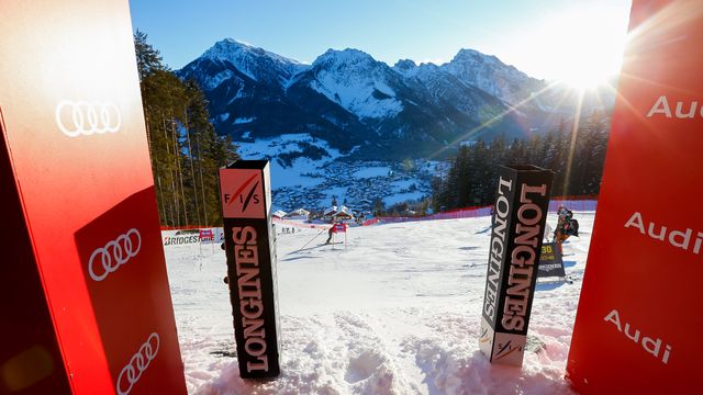 KRONPLATZ, ITALY - JANUARY 23: Longines Spirit during the Audi FIS Alpine Ski World Cup Women's Giant Slalom on January 23, 2018 in Kronplatz, Italy. (Photo by Christophe Pallot/Agence Zoom)