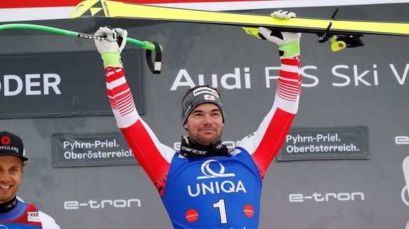 Kriechmayr wins home Super G in Hinterstoder