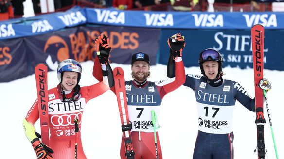 Schwarz stuns in giant slalom at Lake Tahoe