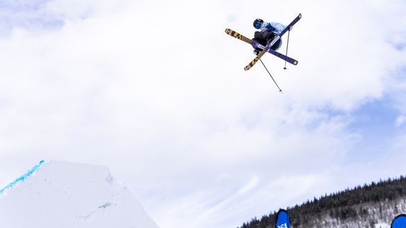 Gremaud and Hall coming in hot to Copper Mountain freeski big air
