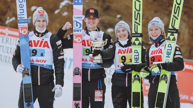 Halvor Egner Granerud, Daniel Andre Tande, Silje Opseth, Maren Lundby