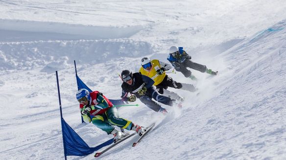 Martin and Davies dominate the JWC ski cross finals