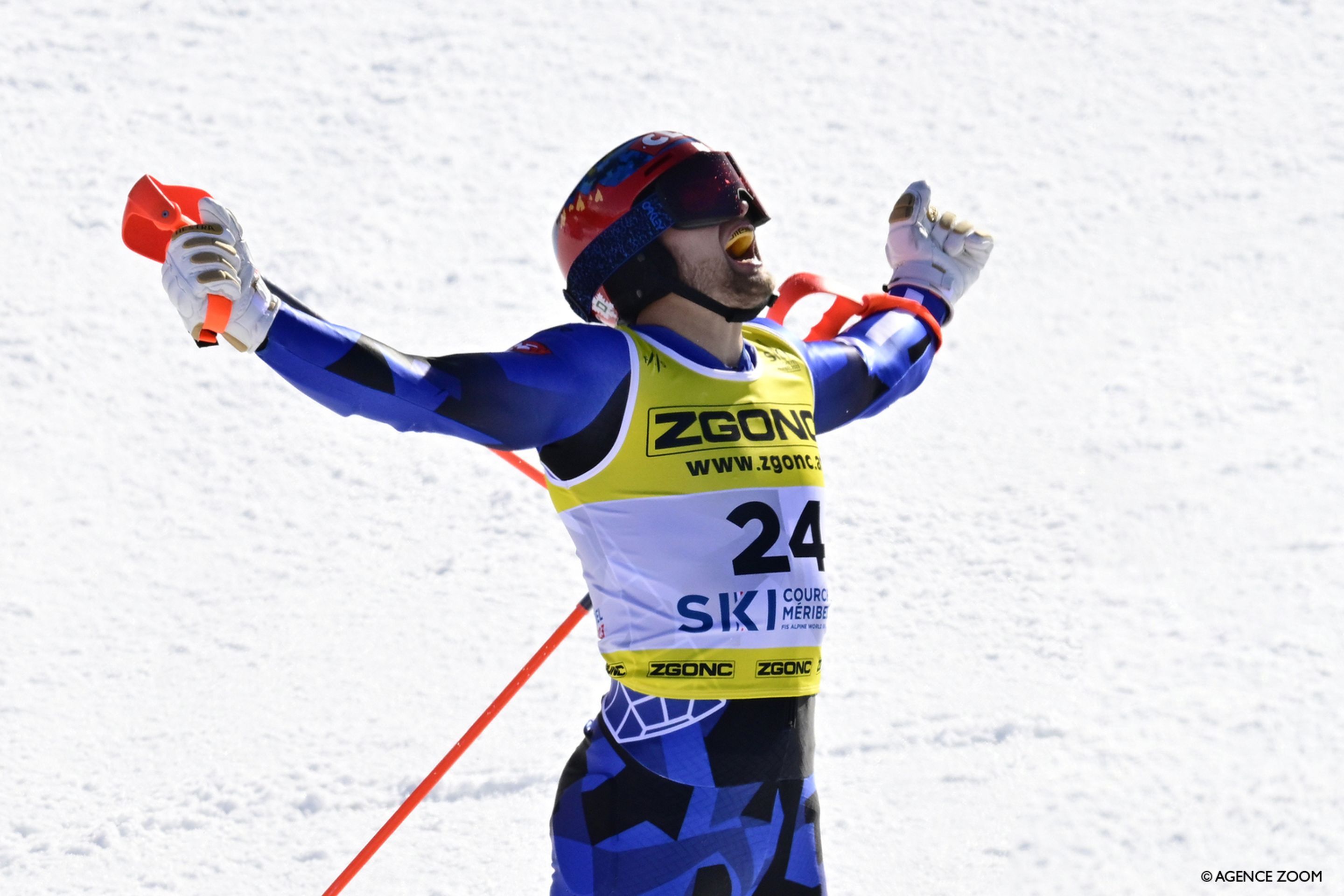 AJ Ginnis is Greece's first ever winter sport world medallist (Agence Zoom)