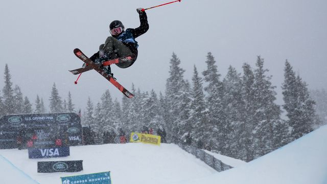 Zoe Atkin (GBR) on her to her first World Cup victory © US Ski and Snowboard