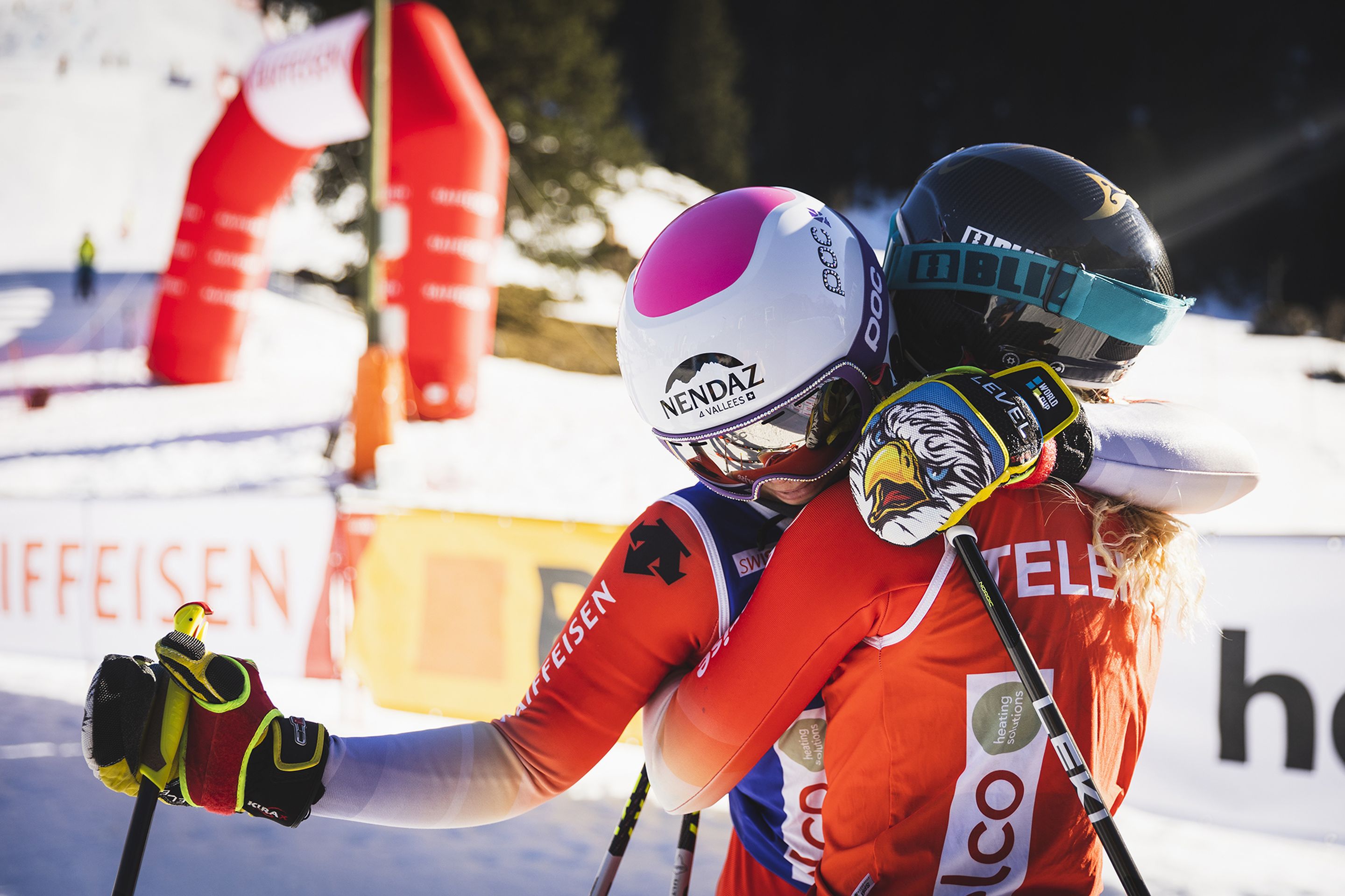 Léa Lathion (SUI) and Martina Wyss (SUI)