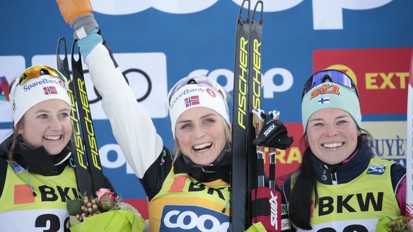 5 out of 5 - Johaug takes Davos Nordic 15km win home