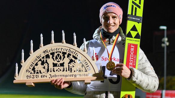 Karl Geiger and Juliane Seyfarth dominate German nationals