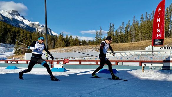 Antoine Briand and Maya MacIsaac-Jones Win Nordiq Thunder Sprints in Canmore (CAN)