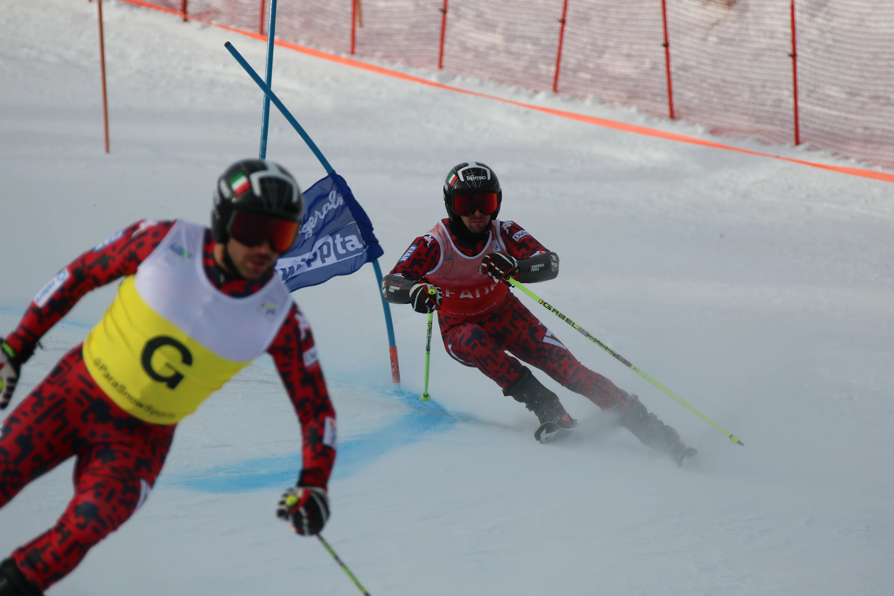 Giacomo Bertagnolli and his guide Andrea Ravelli (ITA)
