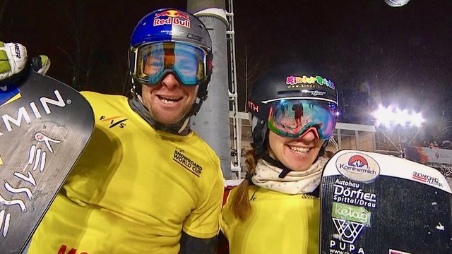 Austria's Benjamin Karl and Daniela Ulbing