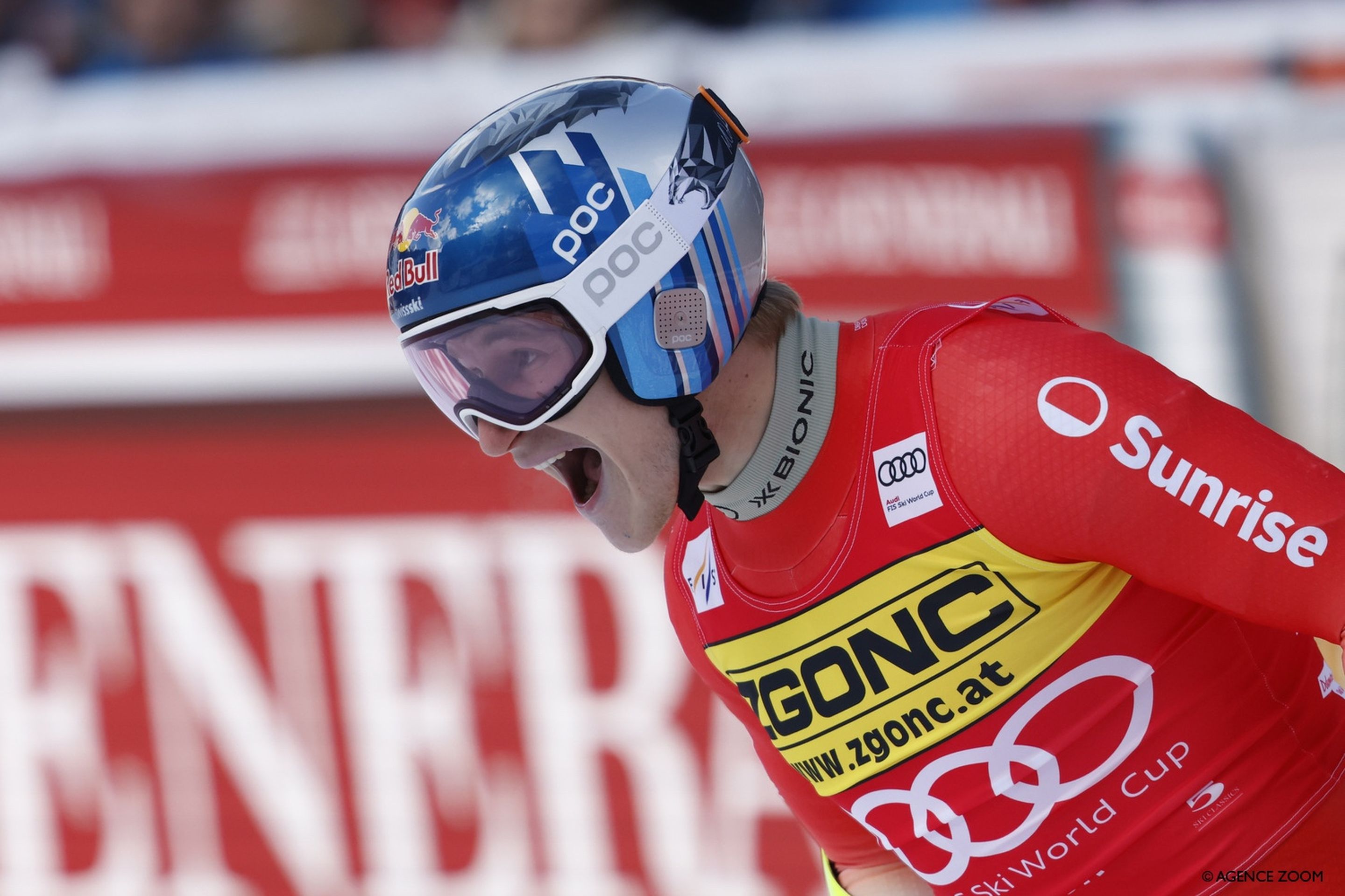 Odermatt raced to his second podium over two days in Val Gardena (Agence Zoom)