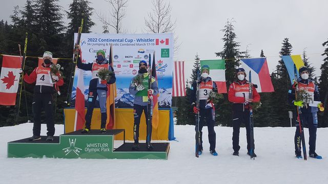 Podium 1. Individual Gundersen (c) FIS