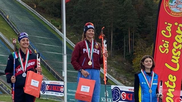 Veronica Gianmoena, Annika Sieff and Greta Pinzani (c) Italian Ski Federation