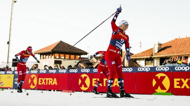 Lotta Udnes Weng wins before her sister Tiril and teammate Mathilde Myhrvold: @Nordic Focus.