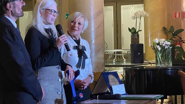 26th Matteo Baumgarten Award Ceremoncy with Giacomo, Martina Vozza and Paola