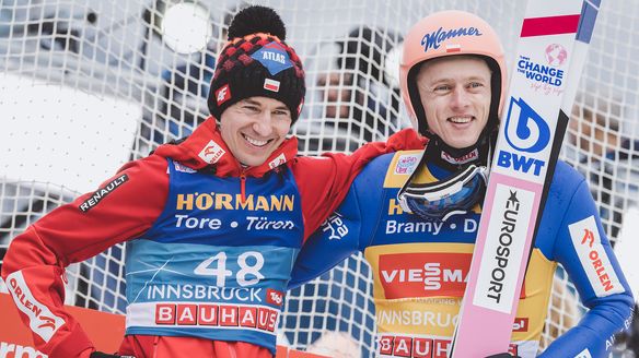 Poles dominate qualification in Innsbruck
