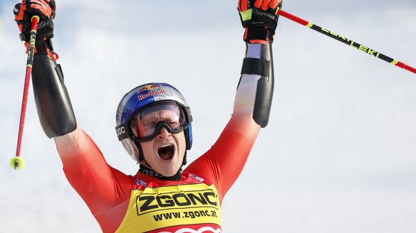 Odermatt skiing 'on a cloud' with another giant slalom victory