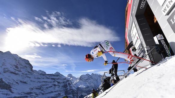 The Lauberhorn switches to competition mode