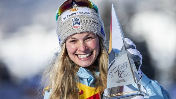 Jessie Diggins (USA) wins the Tour de Ski 2021