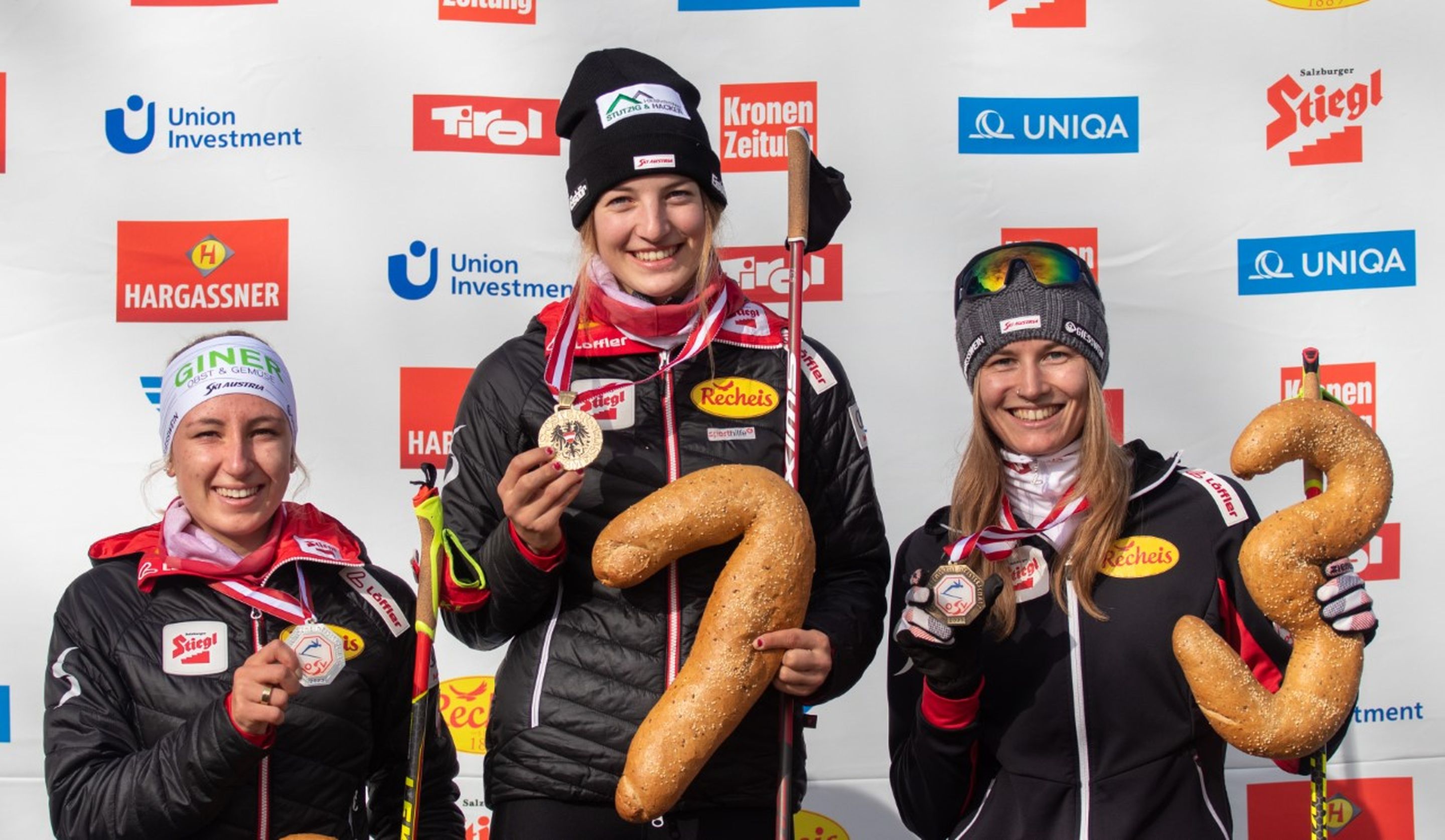 Annalena Slamik, Lisa Hirner and Eva Hubinger (c) ÖSV / Derganc