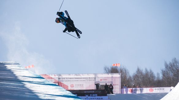 Zhang and Krief win first-ever halfpipe World Cup in China