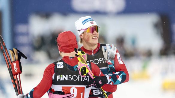 Norway’s men win as Finland complete double Team Sprint podium
