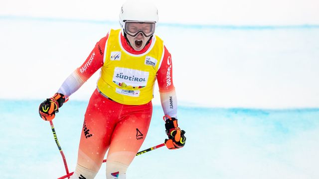 Sixtine Cousin won her first World Cup on day two in Innichen (GEPA)