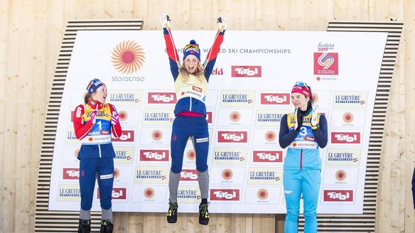 Johaug is World Champion in Skiathlon