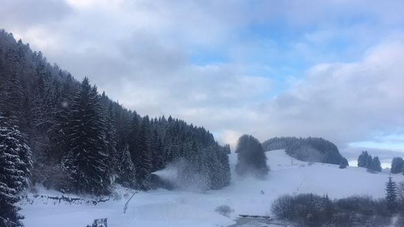 Positive snow control for TRIPLE in Chaux-Neuve