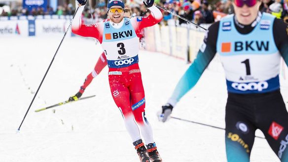 First World Cup podiums for Svahn and Taugboel