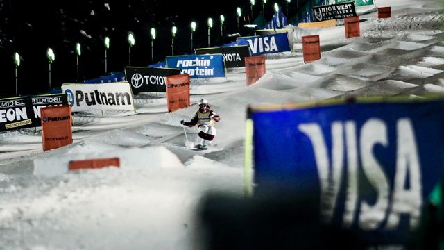 Mikael Kingsbury in action at Deer Valley