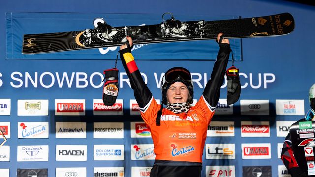 Ramona Theresia Hofmeister (GER) has won all three World Cup races this season © Miha Matavz/FIS