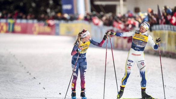 Tour de Ski race hots up after Svahn secures Davos double