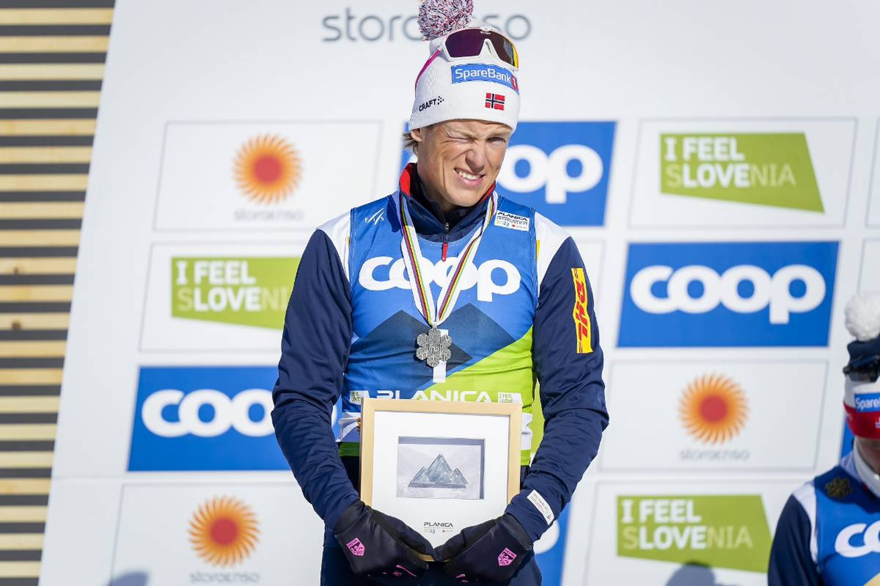 Norway's Johannes Hoesflot Klaebo won his fifth medal of Planica 2023: @Nordic Focus.