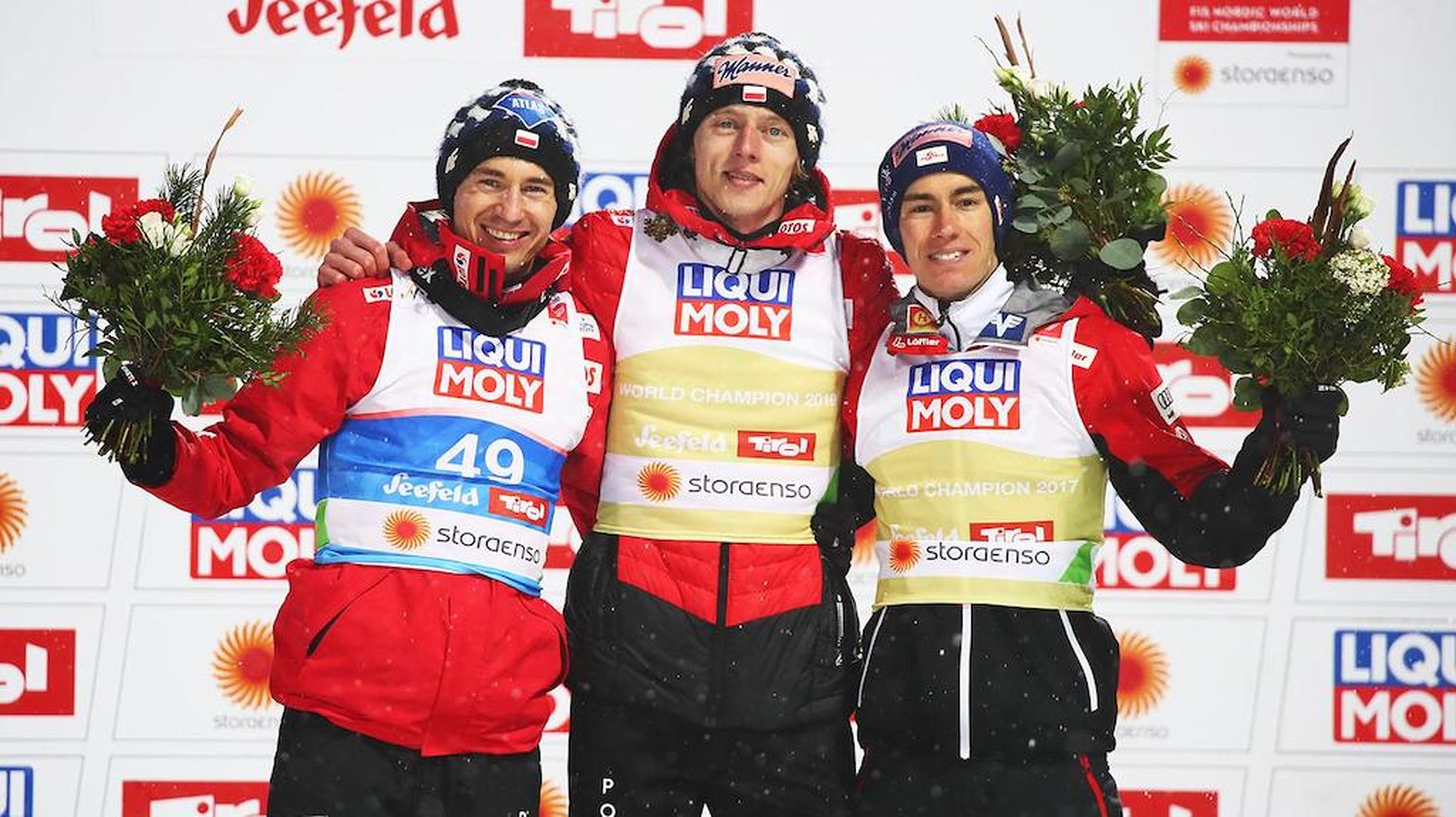 Kamil Stoch, Dawid Kubacki, Stefan Kraft