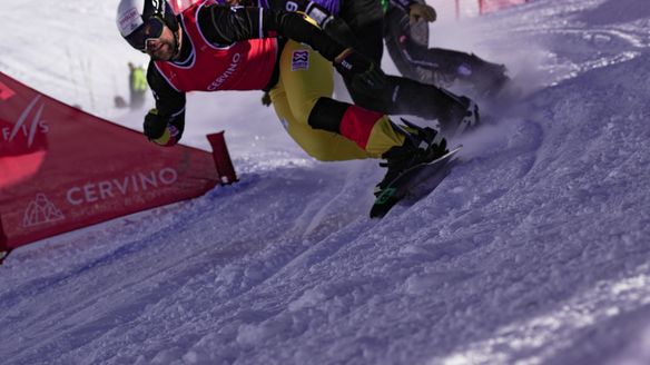 Bankes and Bozzolo on top of the podium in Cervinia (ITA)