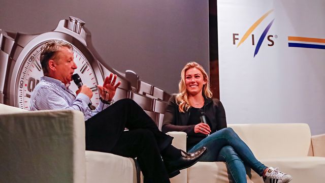 Nick Fellows (Eurosport), Mikaela Shiffrin (USA)