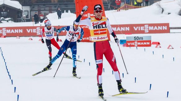 Jarl Magnus Riiber has to sprint for second TRIPLE trophy