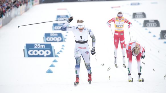 Stina Nilsson wins final 10km C of the season